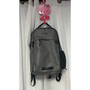 Timbuk2 One Love Backpack Gray OS Laptop Travel Bag UFO‎ Embroidered